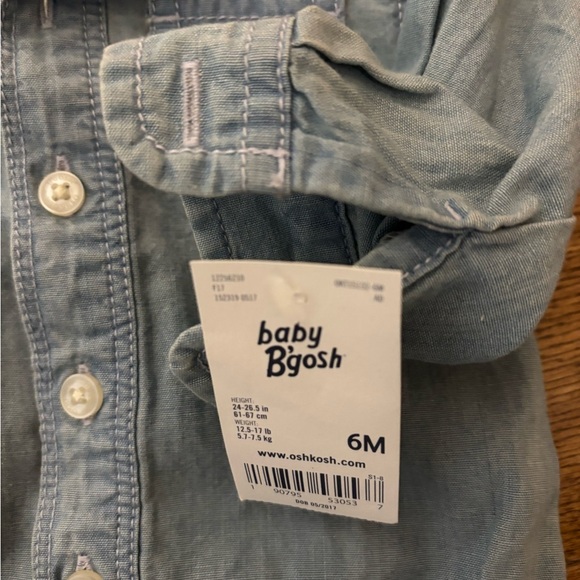 Osh kosh one piece boys size 6 months new - Picture 2 of 5